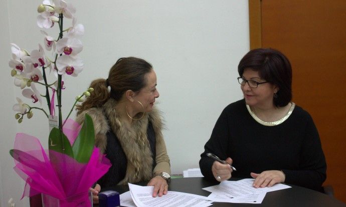 firma de convenio Sonia Y Nieves, 23-3-2017