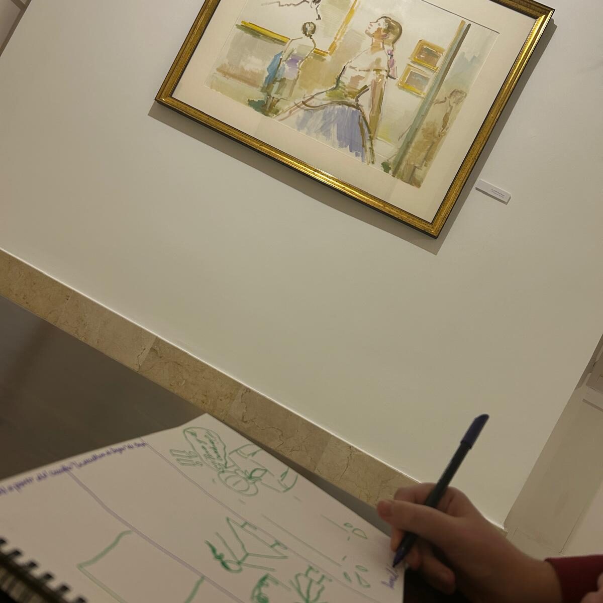 UNA VISITA CASI ÍNTIMA A LA VIDA Y OBRA DE RAMÓN GAYA CON LOS PARTICIPANTES DEL TALLER DE ILUSTRACIÓN